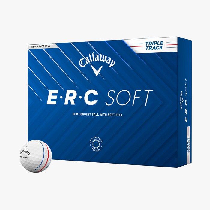 新品未使用⭐︎Callaway E.R.C. Soft &Chrome Soft ERC Soft Golf Balls - Triple Track | CALLAWAY | Golf Balls